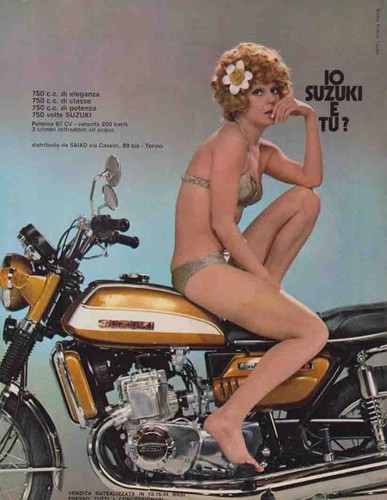 Advertising pubblicità moto - advertising,