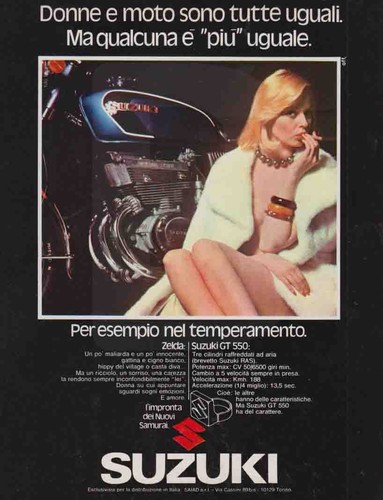 Advertising pubblicità moto - advertising,