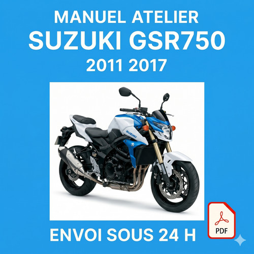 Manuel atelier suzuki - suzuki, gsr750