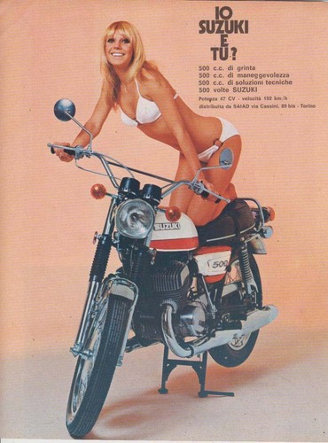 Advertising pubblicità moto - pubblicità,
