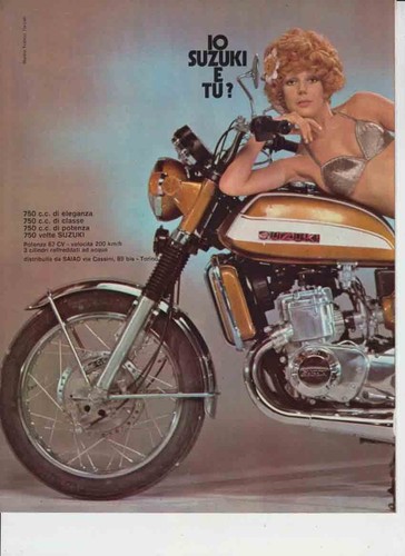 Advertising pubblicità moto - pubblicità,