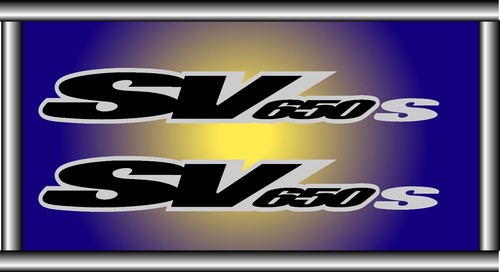 Adesivi moto suzuki 650 - sv, s