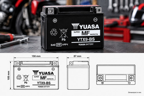 Batteria moto suzuki gsx 750 - moto,