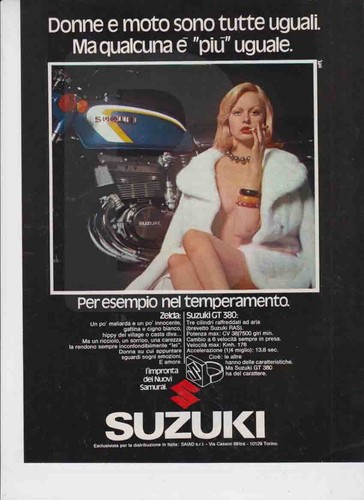 Advertising pubblicità moto - advertising,